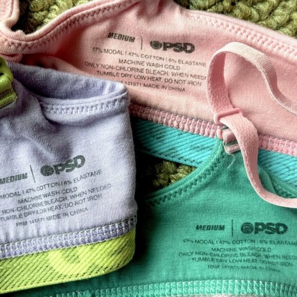 PSD Vibrant Bralette Trio - Picture 11 of 13